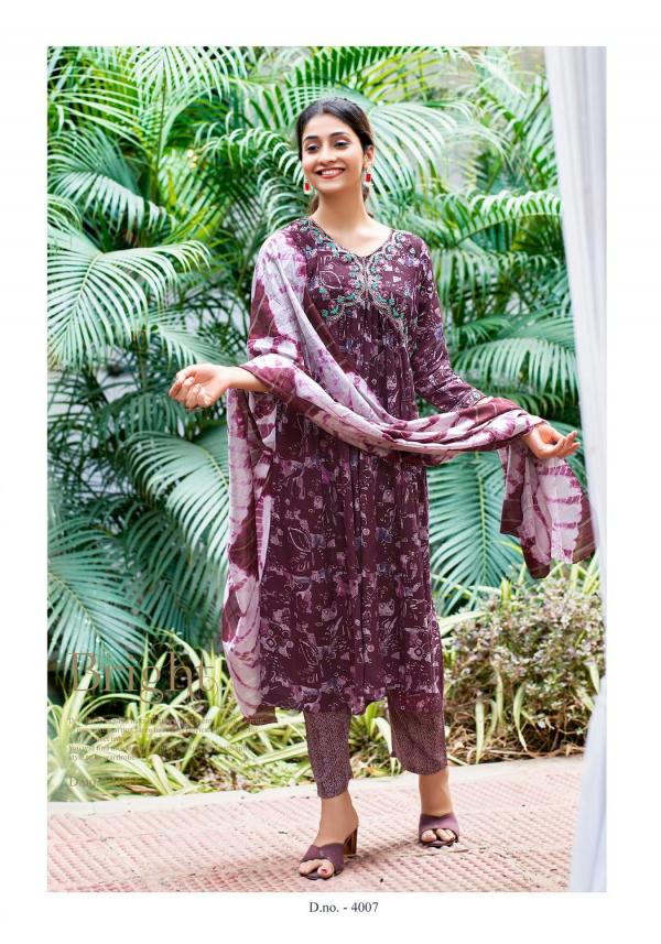 Mystic 9 Heena Vol 4 Rayon Kurti Bottom With Dupatta Collection